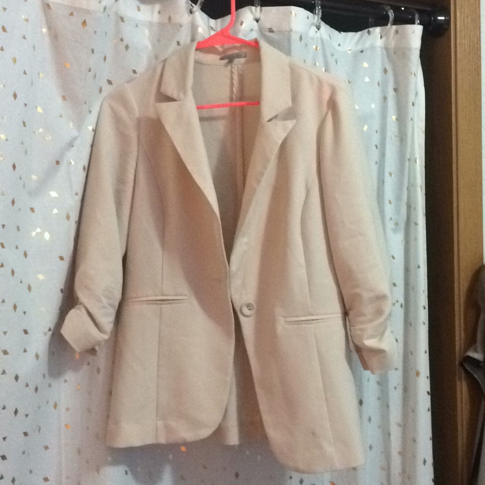 3/4 sleeve blazer. Charlotte Russe